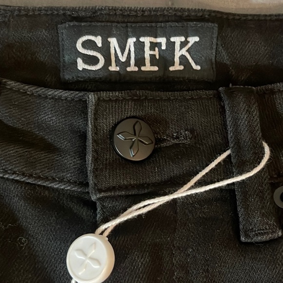 SMFK MERMAID SKINNY JEANS BLACK SIZE Medium flared leg - Picture 7 of 16